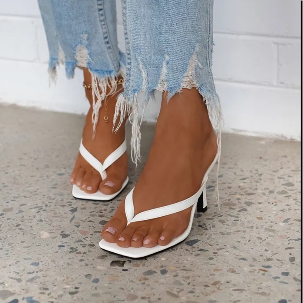 Billini Solana White Heel